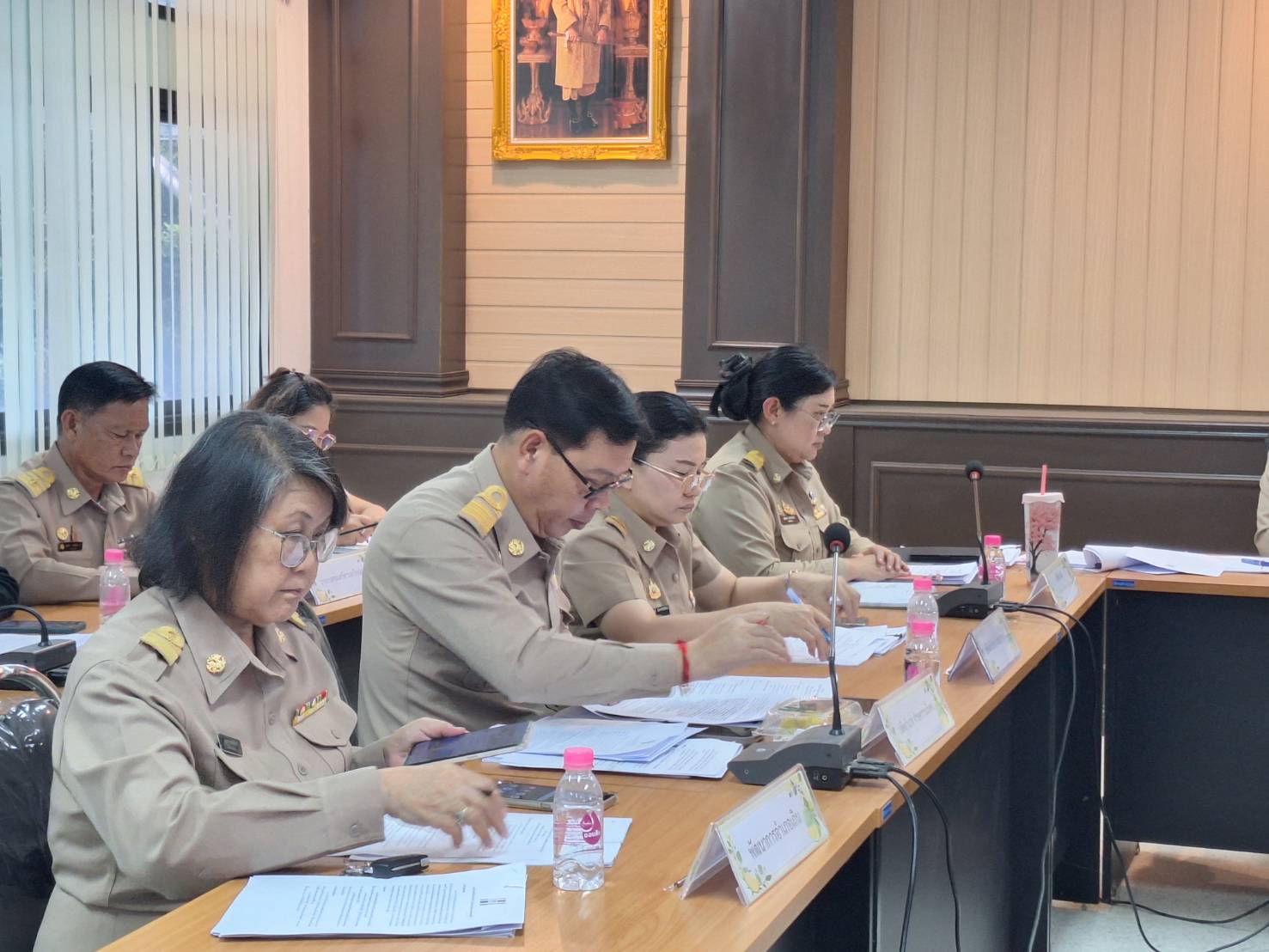 เข้าร่วมประชุมบริหารงานแบบบูรณาการอำเภอเถิน (กบอ.)