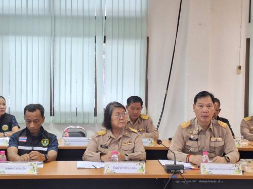 เข้าร่วมประชุมคณะกรรมการศูนย์ปฏิบัติการป้องกันและปราบปรามยาเสพติดอำเภอเถิน (ศป.ปส.อ.เถิน)