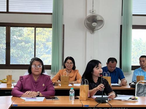 ประชุมคณะกรรมการเครือข่ายกองทุนแม่ของแผ่นดินอำเภอเถิน จังหวัดลำปาง